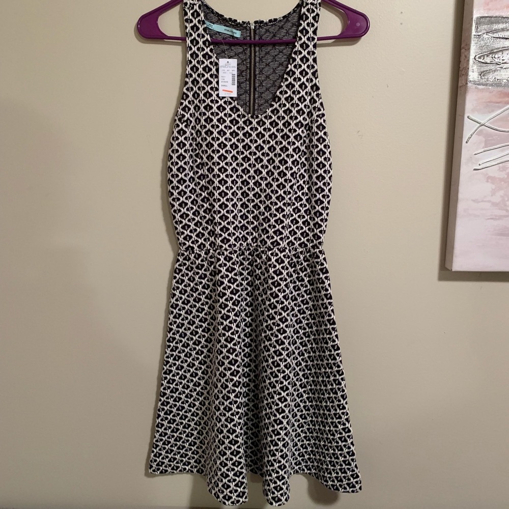 NWT black and white dress